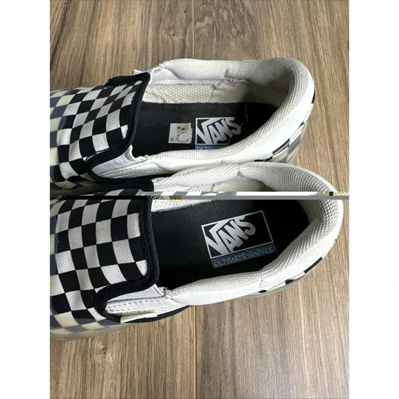 VANS Mod Slip-On Shoes‎ Sneakers Checkerboard Marshmallow 7.5M/9W - Picture 6 of 16